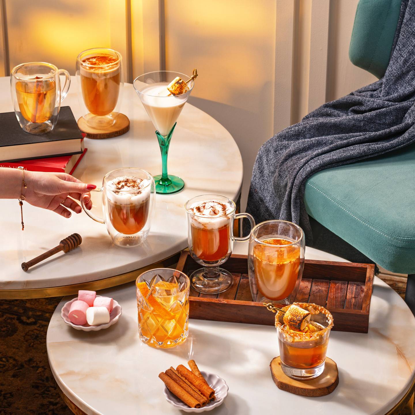 Cozy Fireside Cocktails