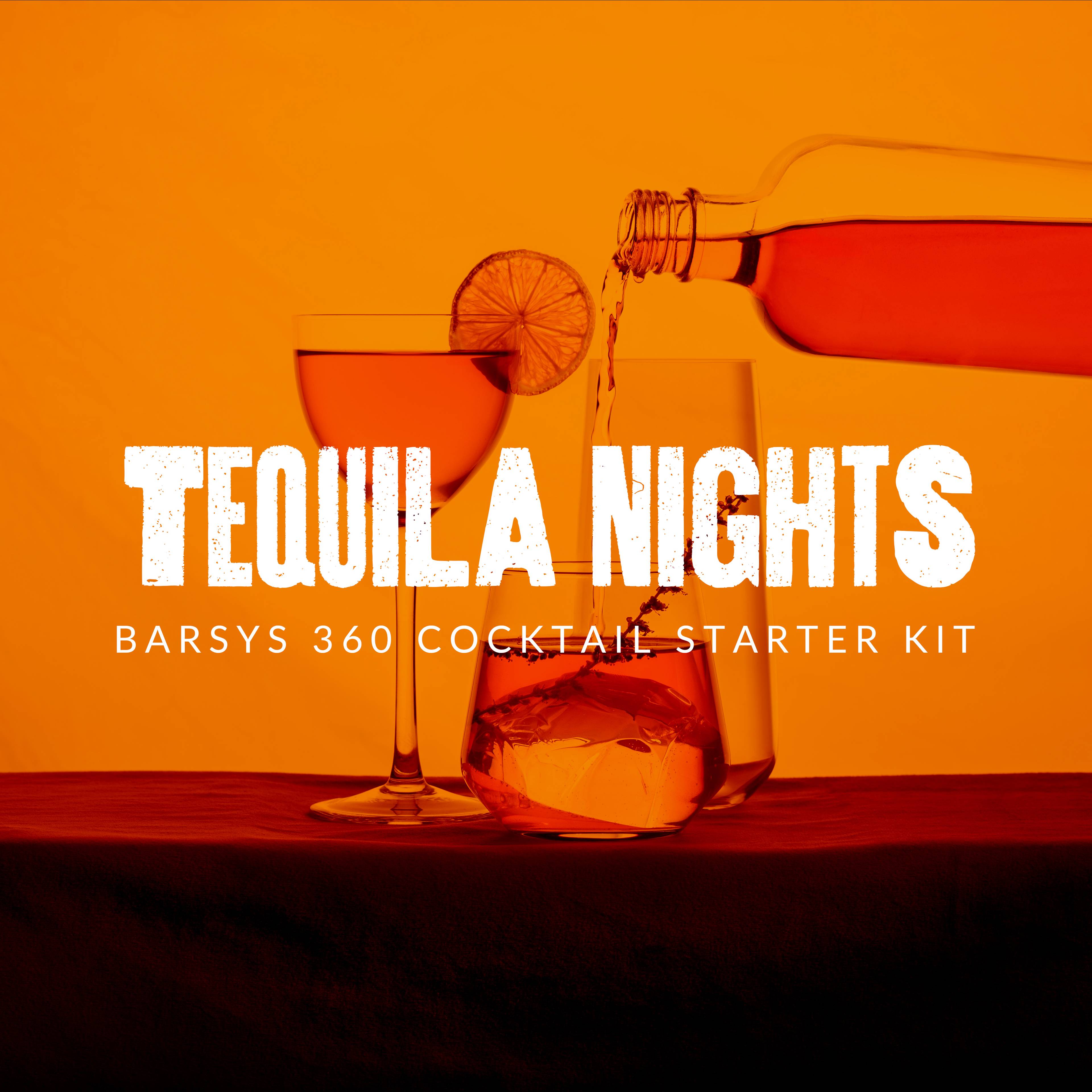 Barsys 360 Tequila Nights Cocktail Starter Kit