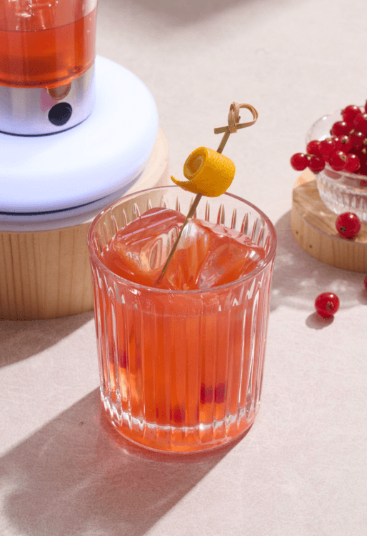 Pomegranate Gin Fizz