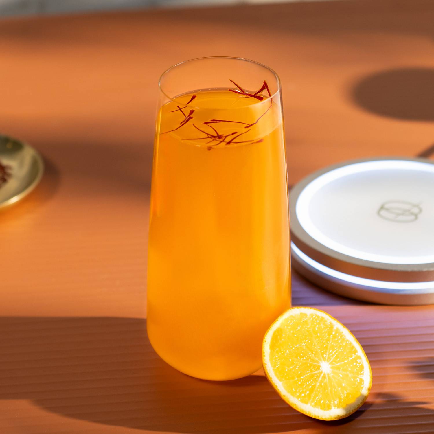 Saffron Sunrise Fizz