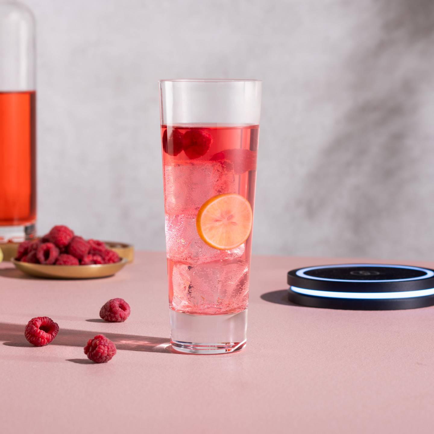 Raspberry Lemonade Fizz