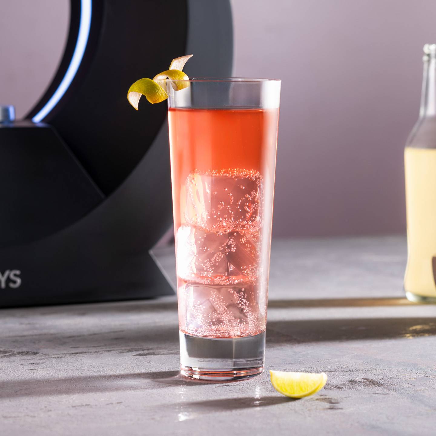 Vanilla Rhubarb Collins