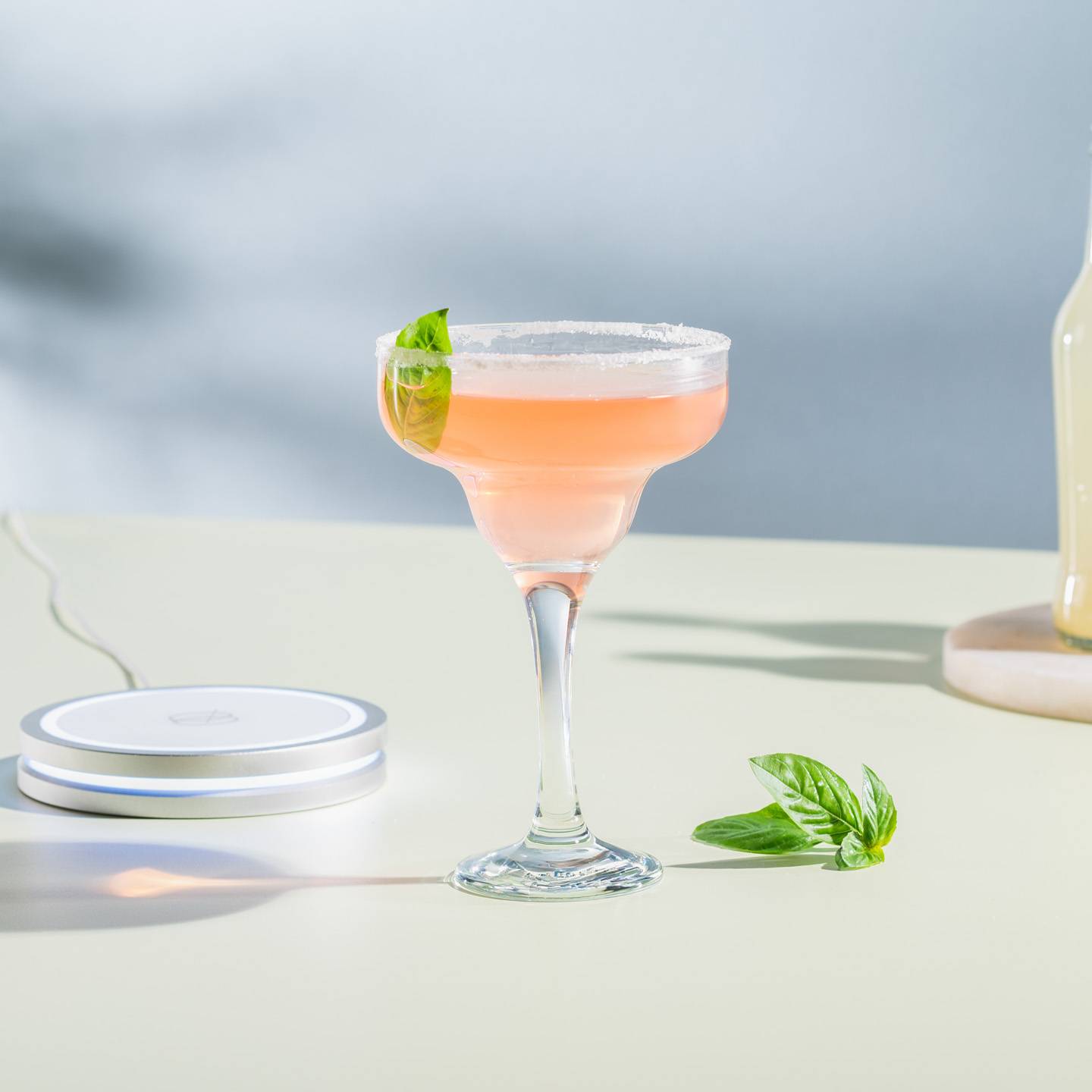 Strawberry Basil Tequila Sour