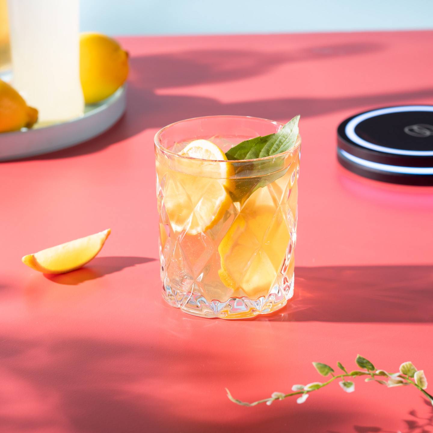 Meyer Lemon Basil Smash