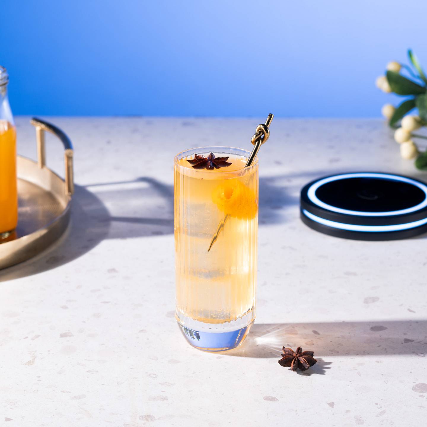 Greek Ouzo Citrus Fizz