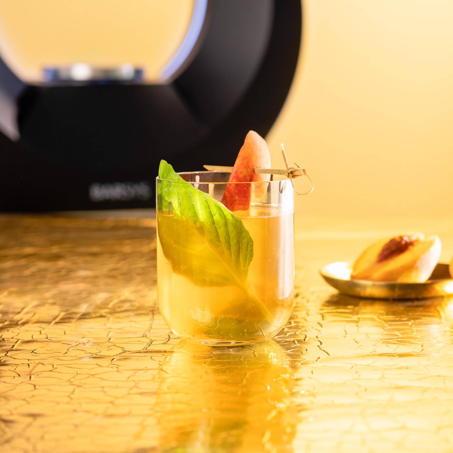 Peach Basil Smash