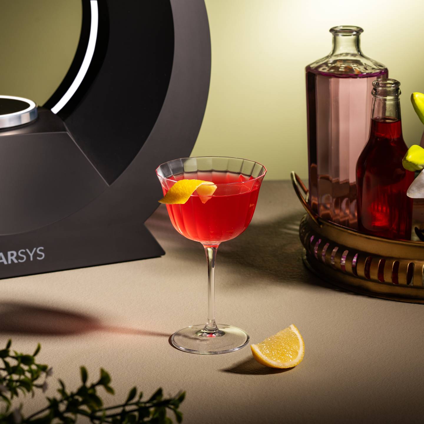 Lavender Cranberry Fizz