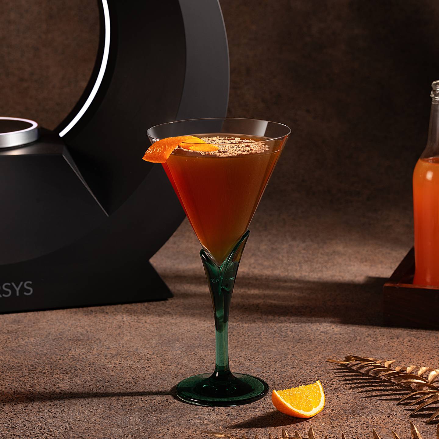 Dark Chocolate Blood Orange Martini