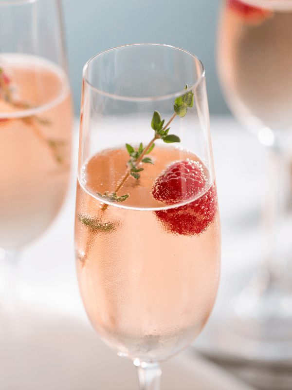 Raspberry Rose Fizz
