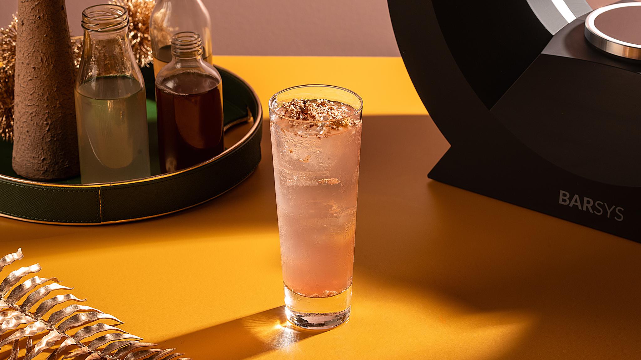 Celestial Dew: A Silky, Tropical Mocktail with Gentle Warmth