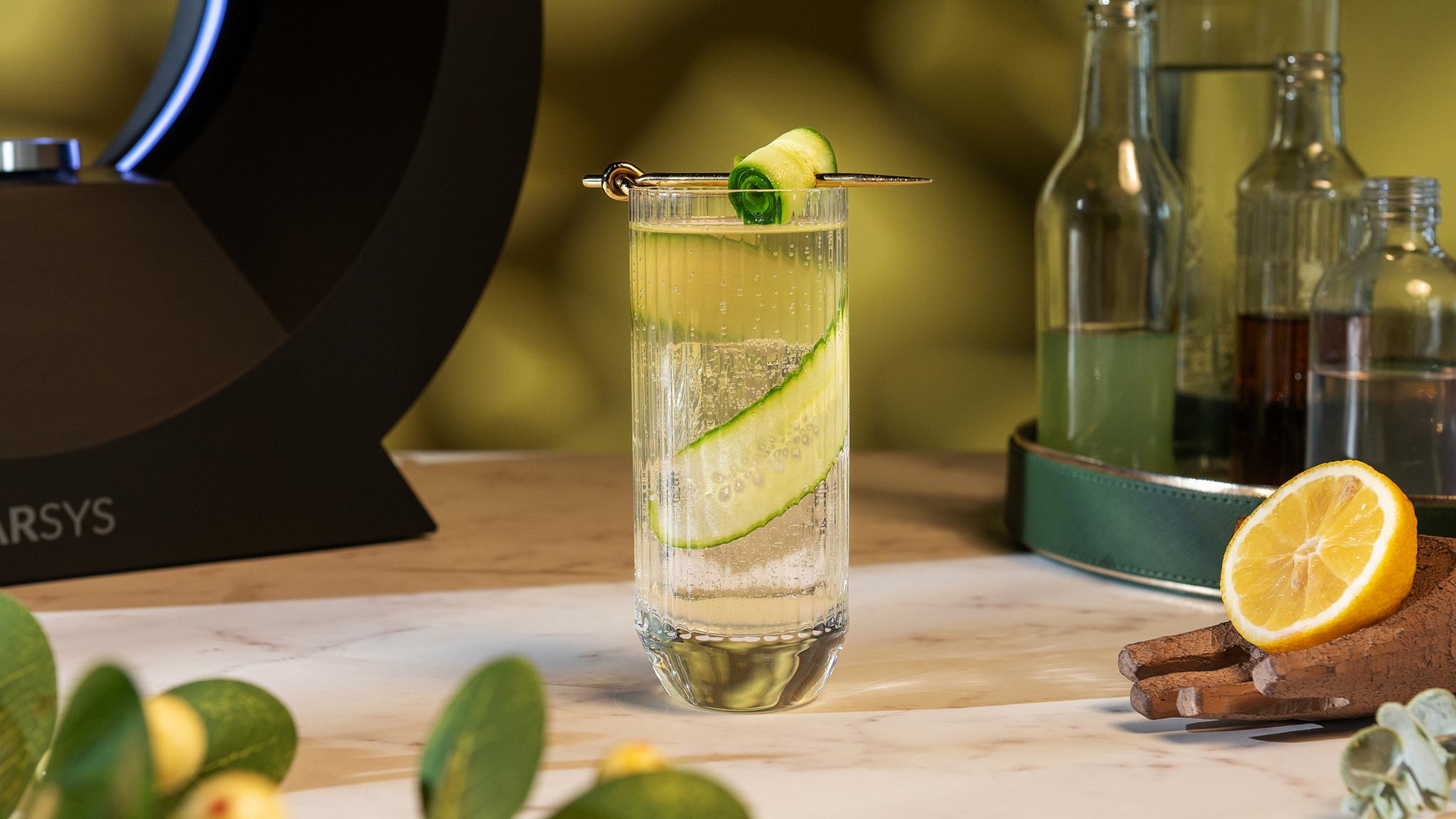 Cucumber Rose Cooler: A Crisp, Floral Escape in a Glass