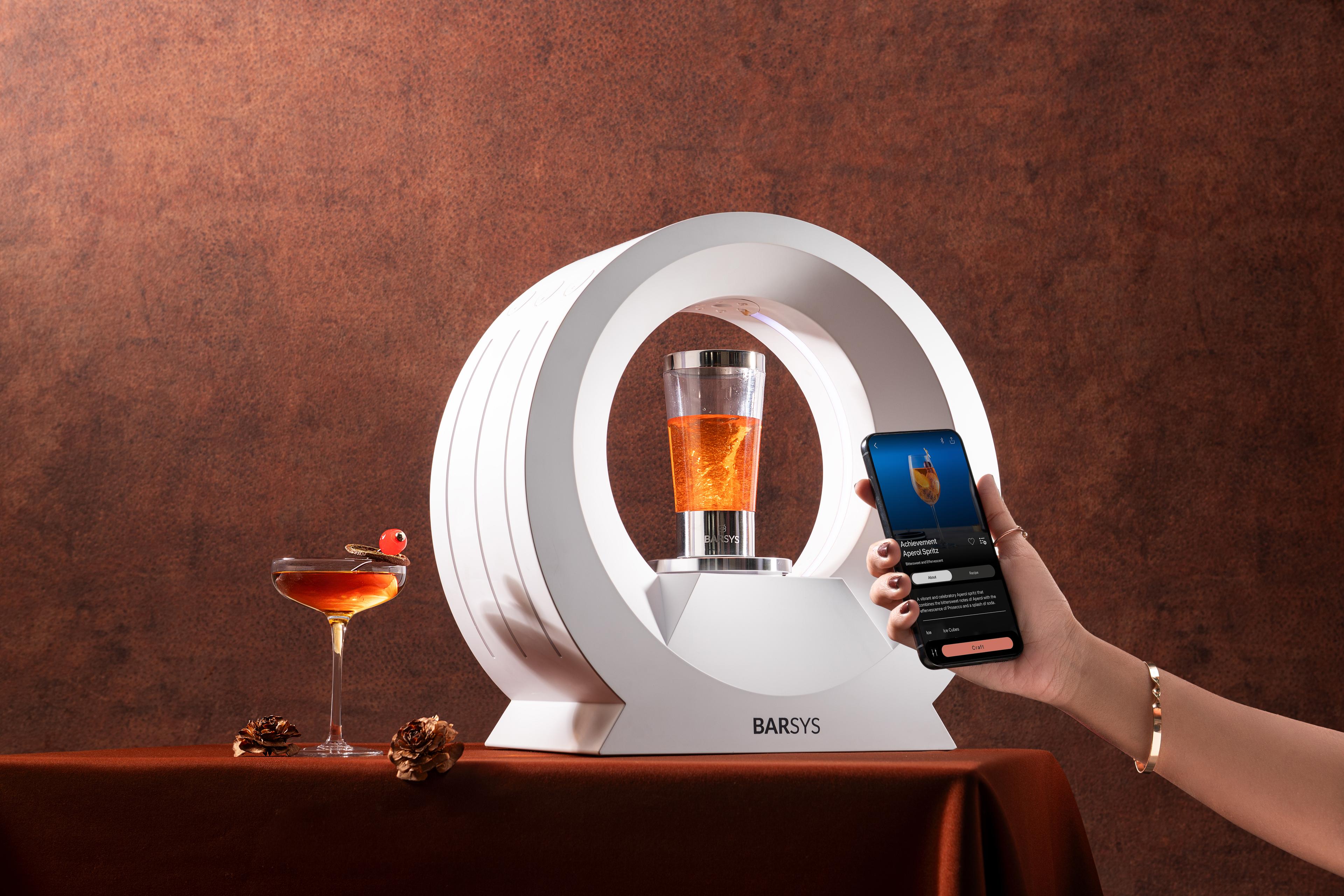 Smartest Cocktail Making Machine - Barsys 360