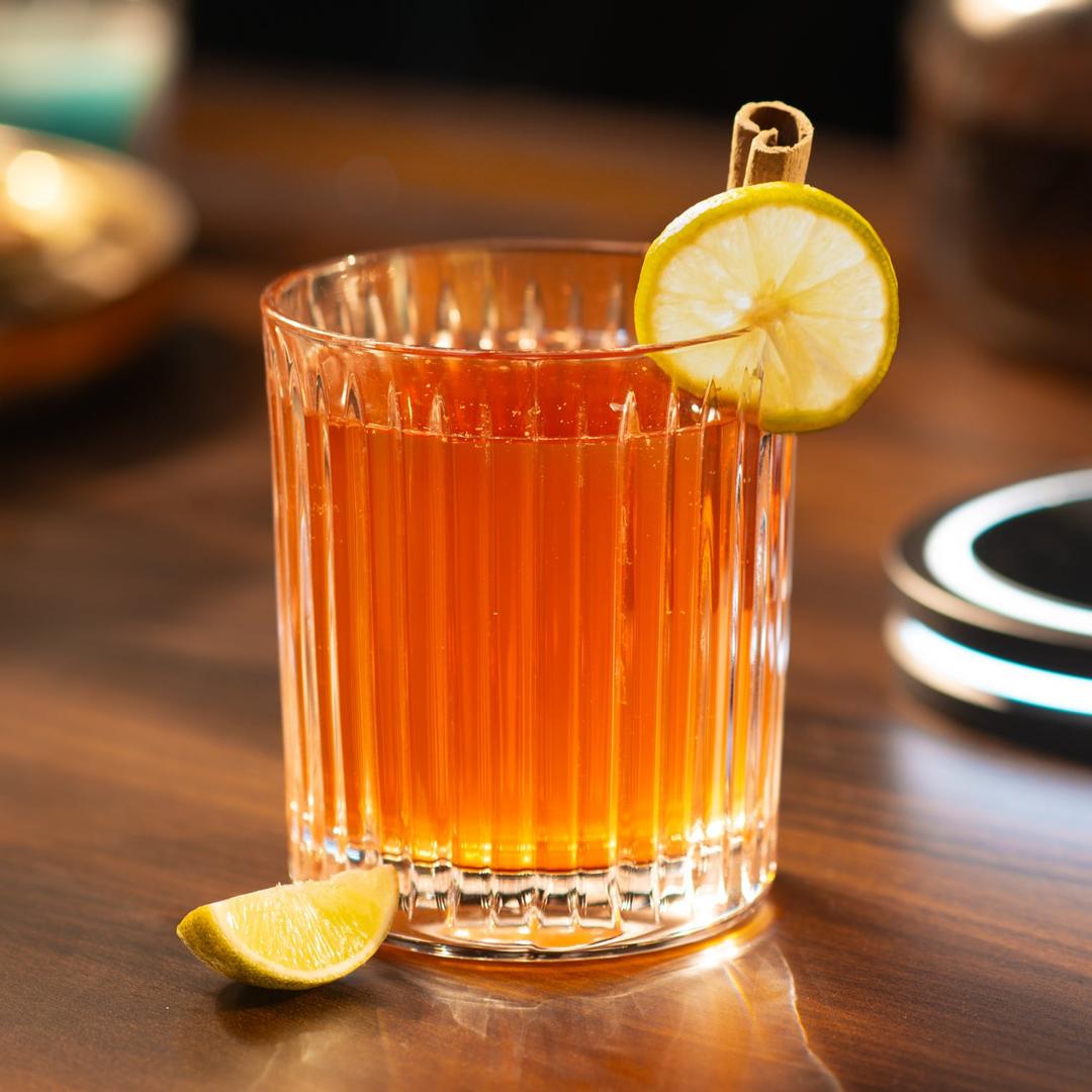 Hot Toddy with Cinnamon Twist