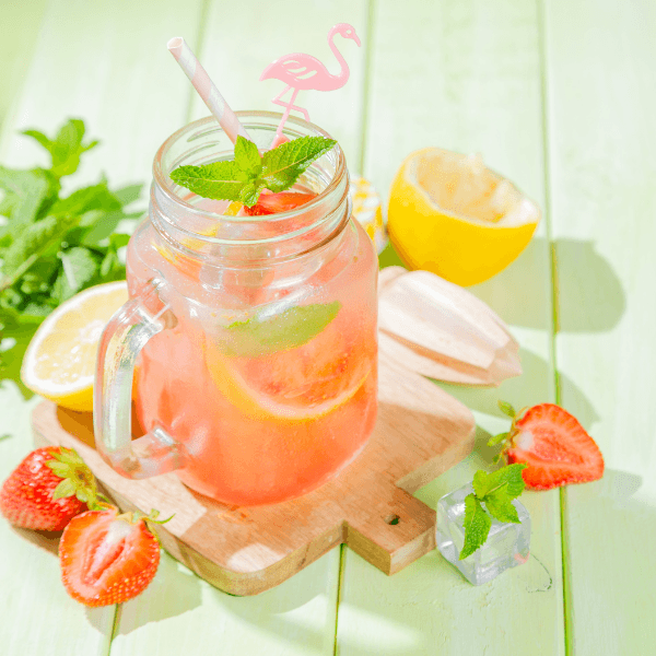 Strawberry Basil Mojito