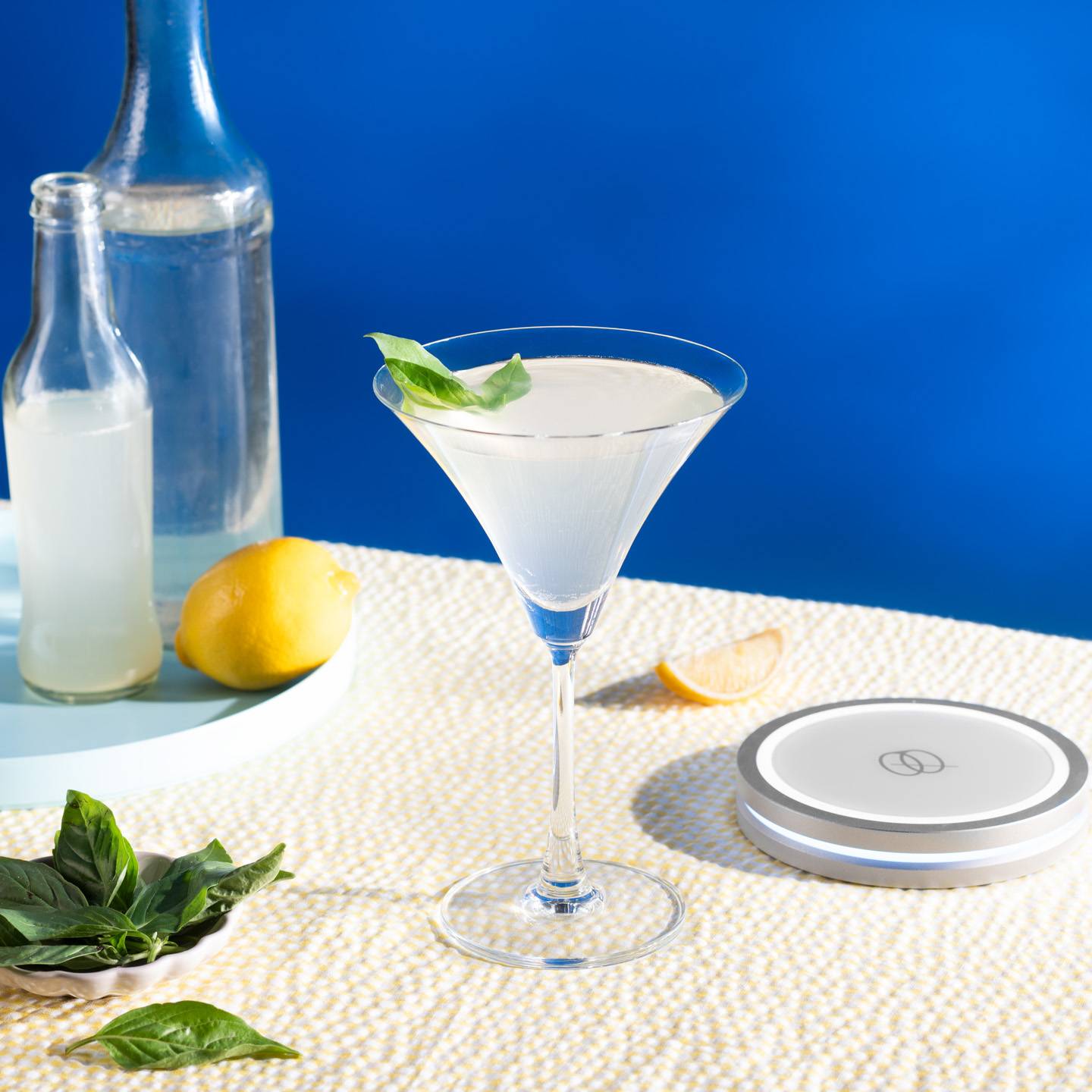 Lemon Basil Martini