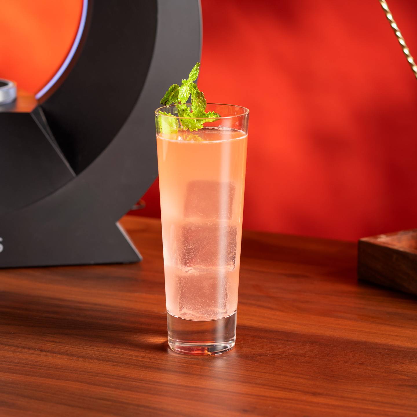 Raspberry Sunset Fizz