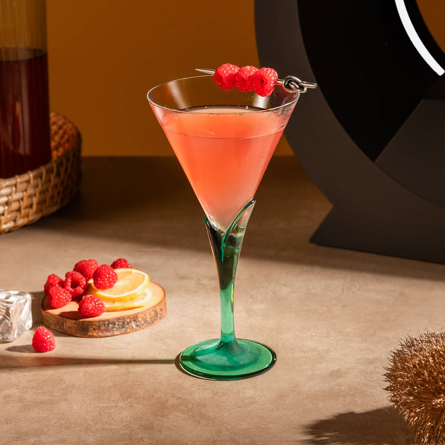 Crimson Sunset Martini