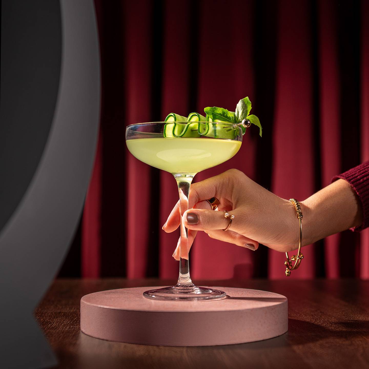 Cucumber Basil Gimlet