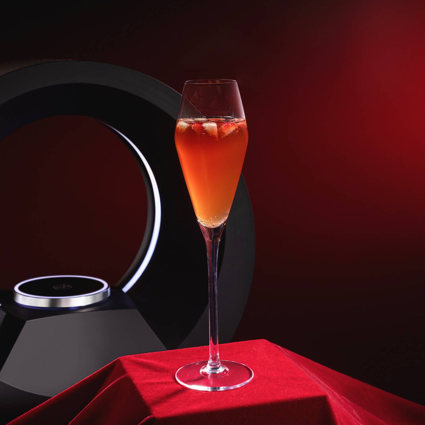 Pineapple Strawberry Mimosa