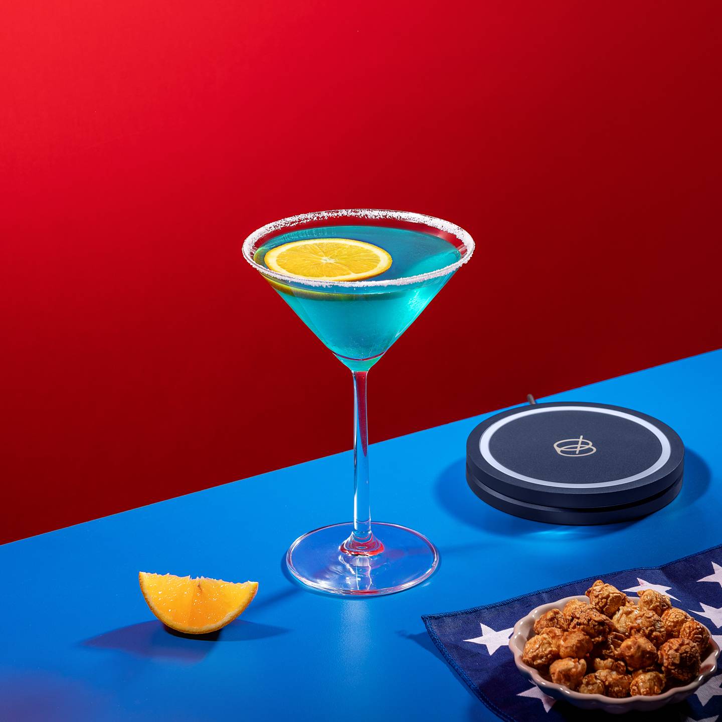 Blue Valor Martini