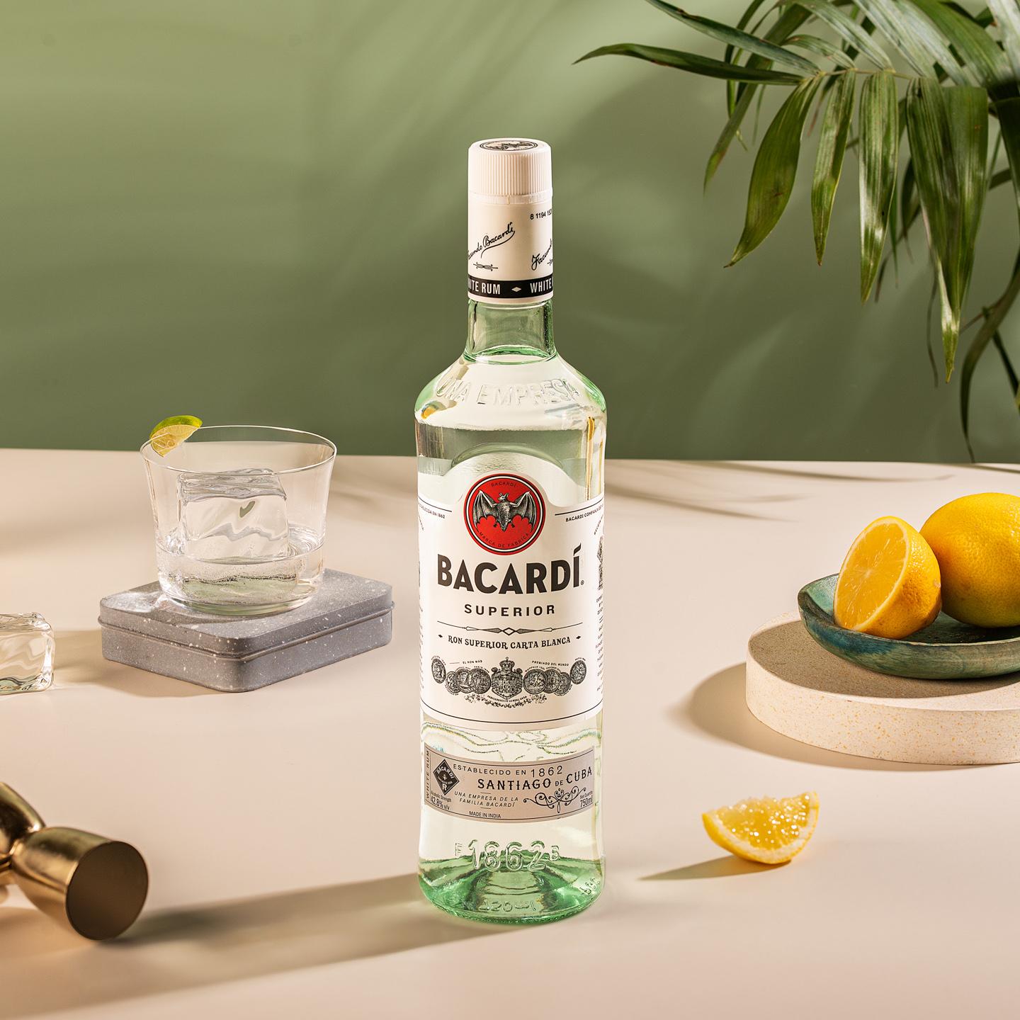 Barsys - Bacard Superior Rum | Classic Light & Smooth White Rum