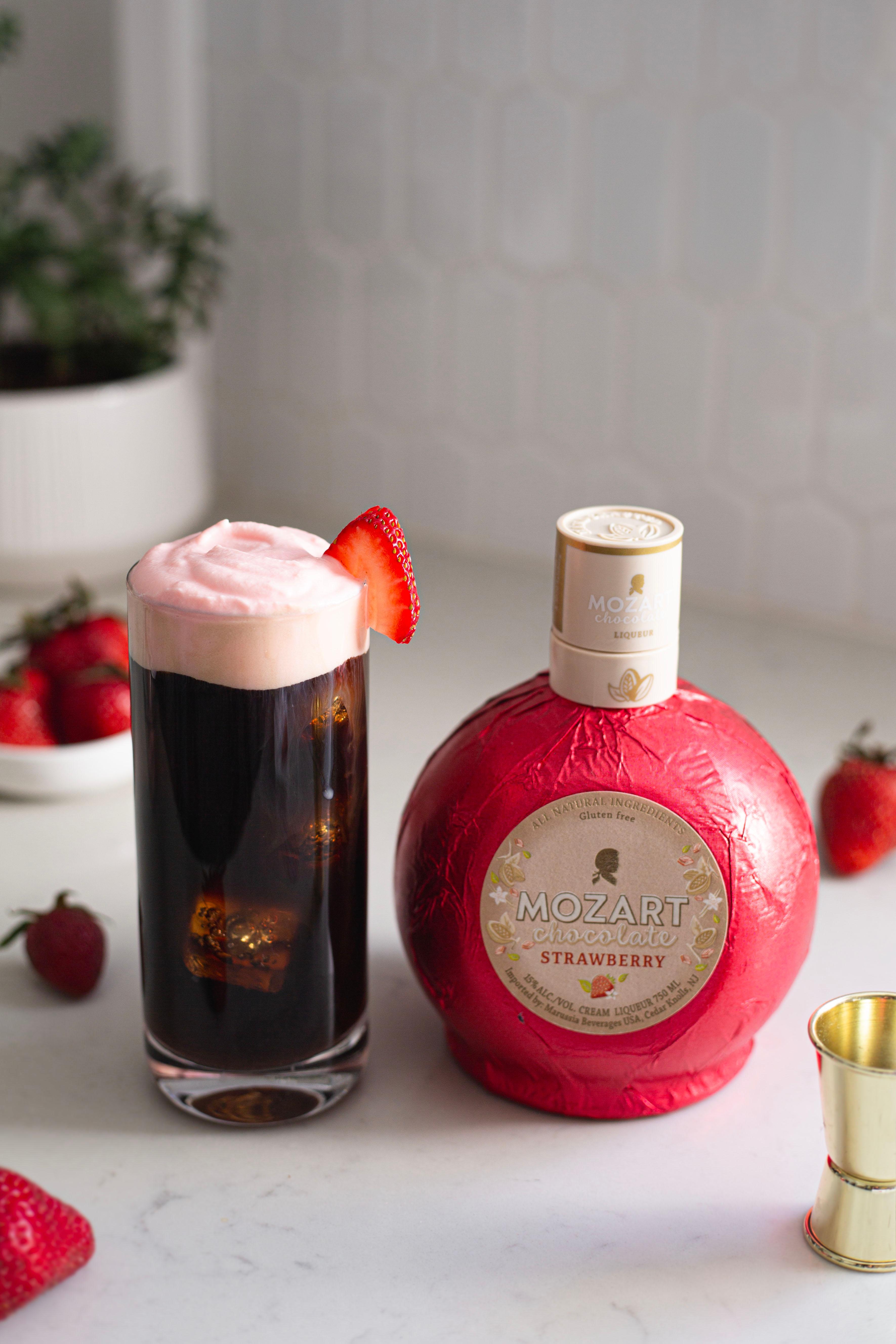 Mozart White Chocolate Strawberry Liqueur