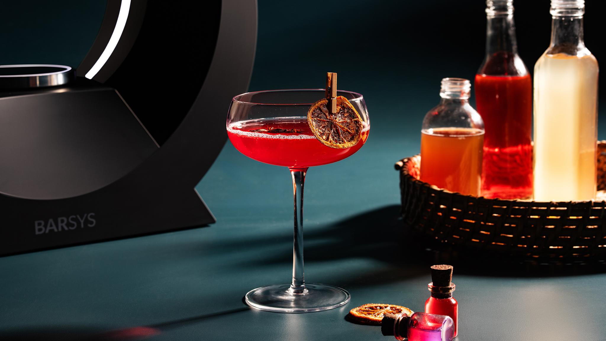 Starry Night Elixir: A Deep, Citrus-Infused Cosmic Mocktail