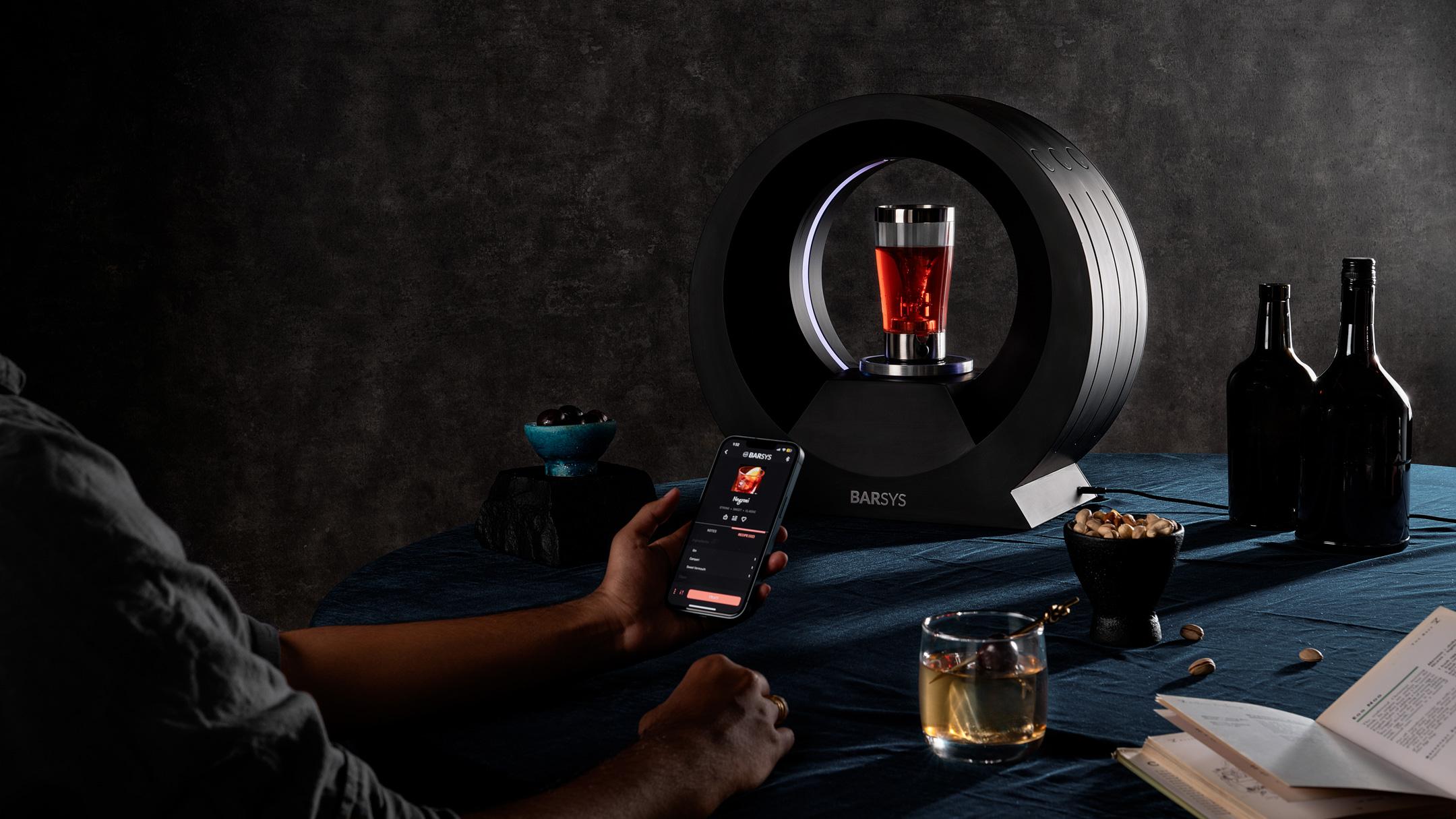 Barsys cocktail maker app