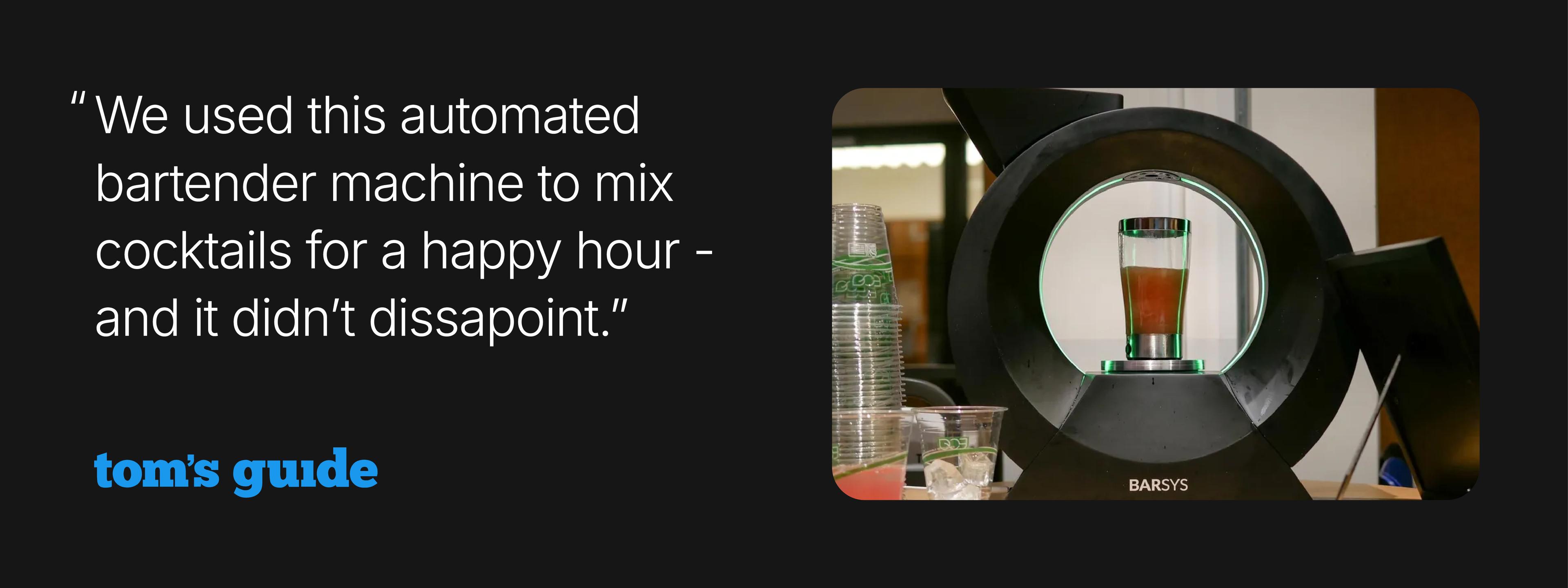 Barsys 360 Cocktail Machine review